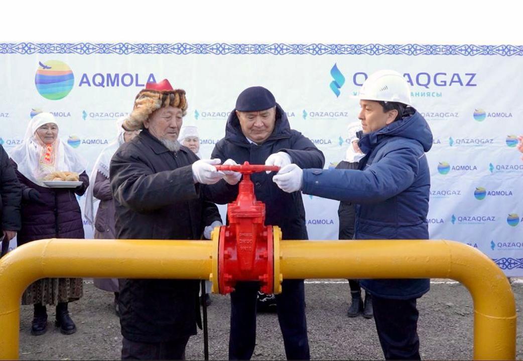 Коянды ауылына газ берілді