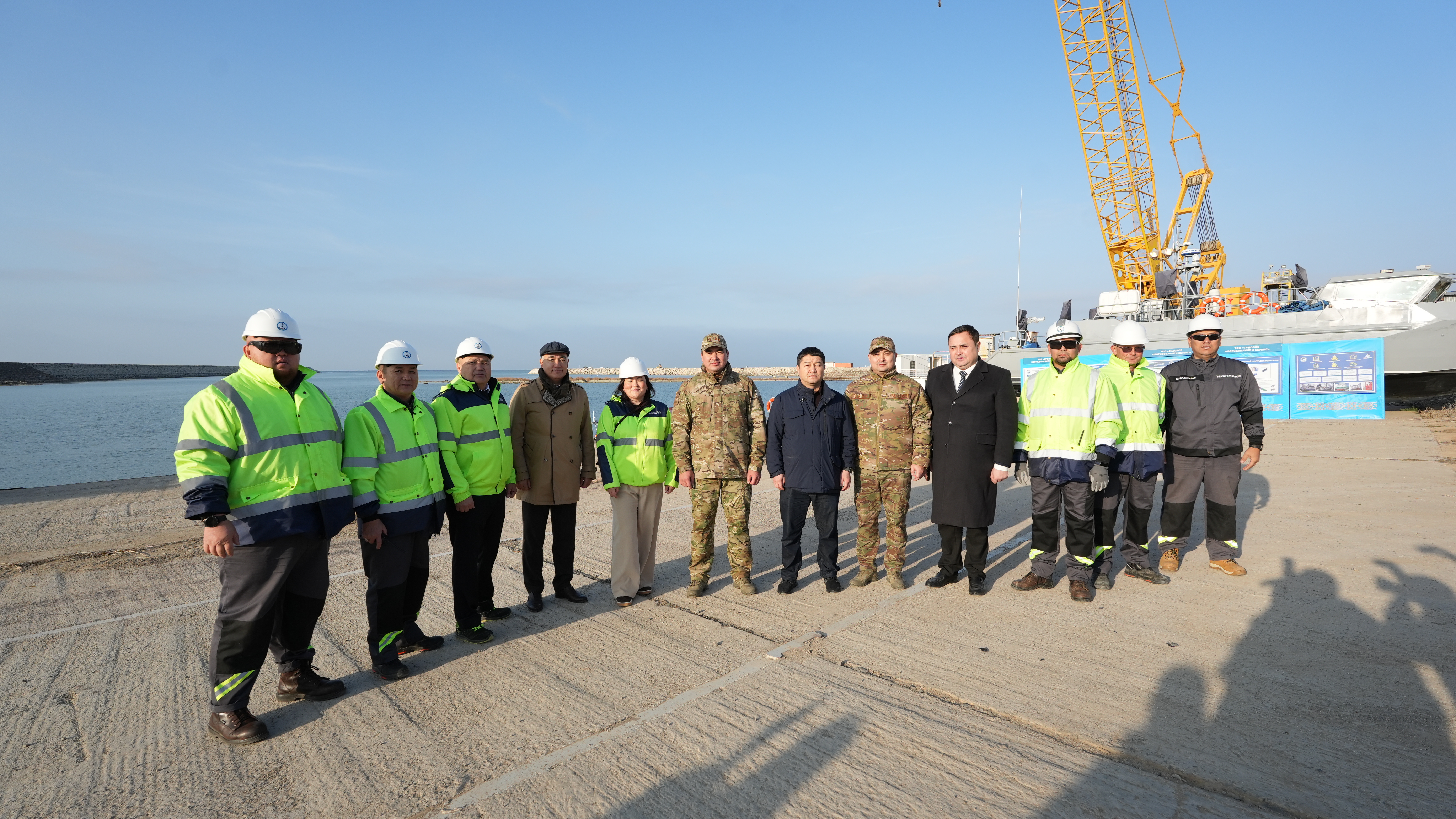 Глава МЧС посетил морской отряд «Теңіз жасағы»