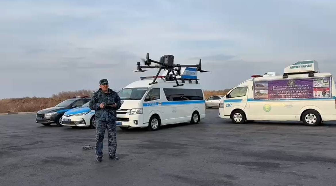 ОПМ «Безопасная дорога»: Главный полицейский Кызылординской области провел разъяснительную работу на трассе