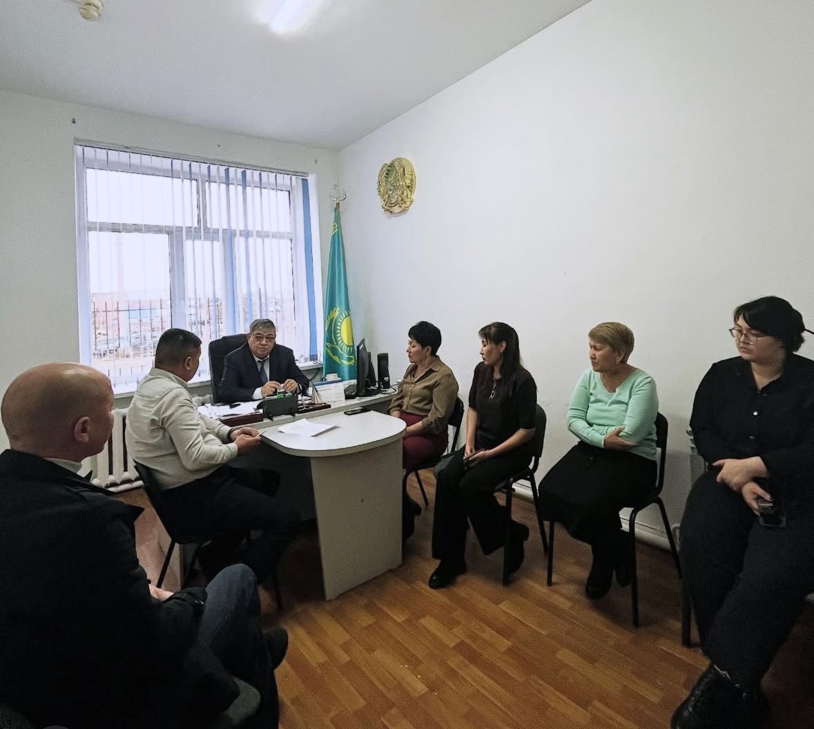 Станционный кентінің әкімі еңбек және атқарушылық тәртіп мәселелері бойынша жиналыс өткізді.