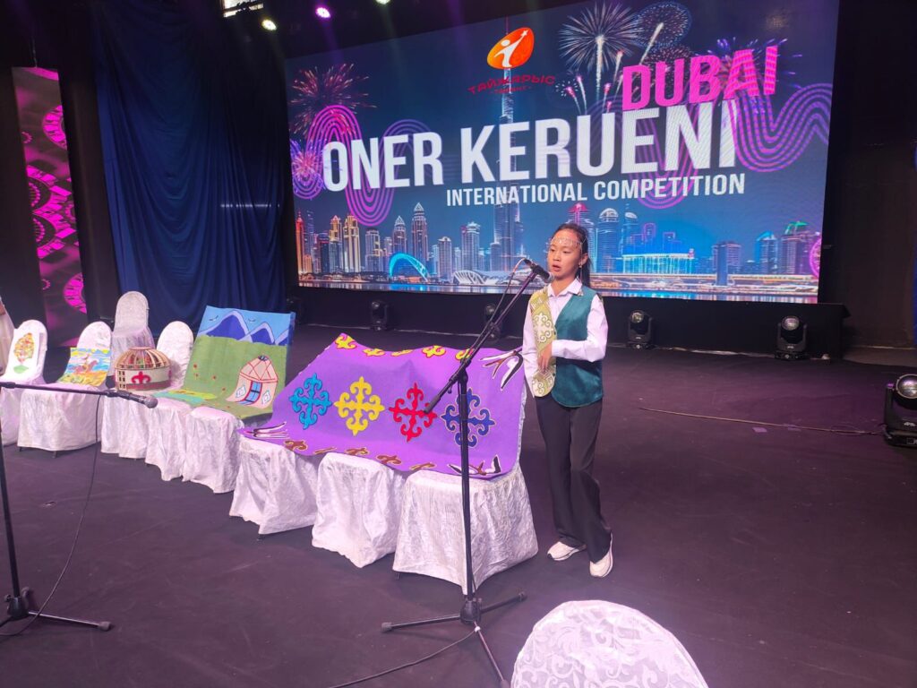 Дубайда өткен халықаралық байқауда Жамбыл ауданының оқушысы Гран-приді жеңіп алды