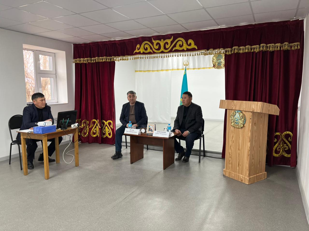 Қарқаралы ауданы әкімінің міндетін атқарушы С.К.Мусиннің Қаракөл ауылдық округі халықмен кездесуі