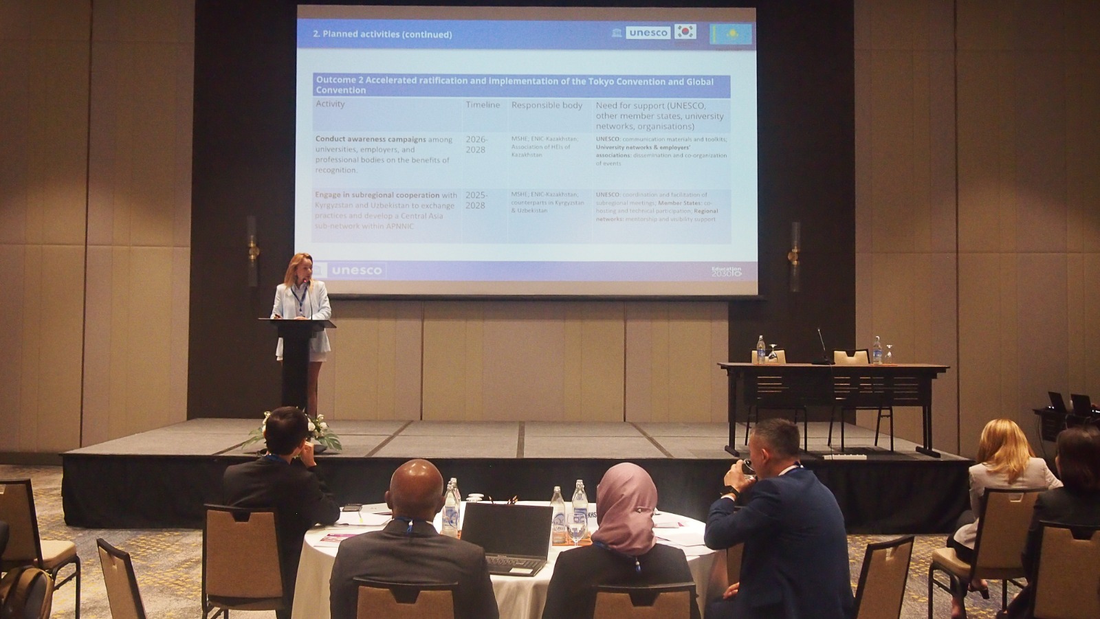 Қазақстан Бангкоктағы UNESCO-ның негізгі сессияларында біліктіліктерді тану саласындағы халықаралық ынтымақтастықты нығайтады