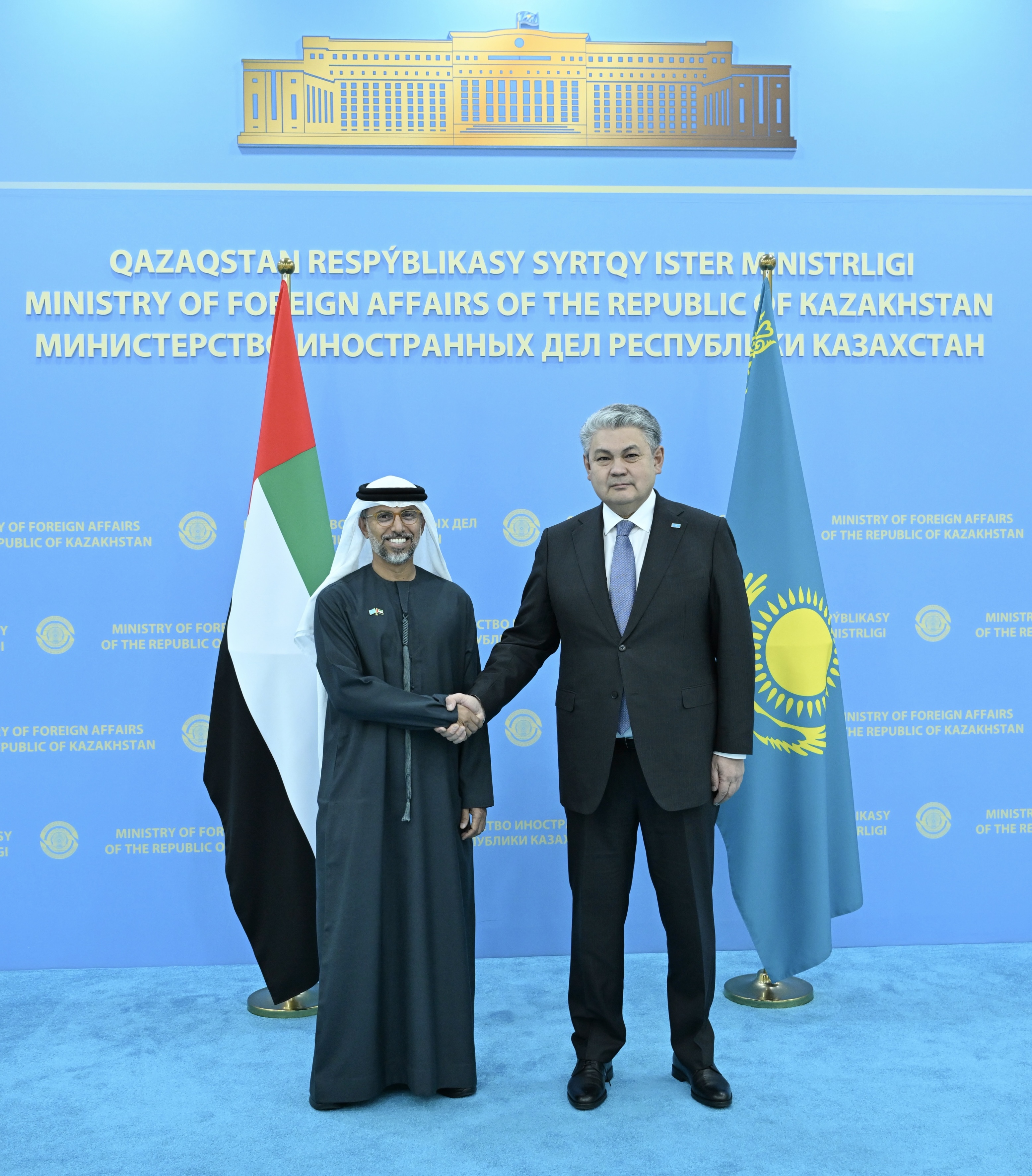 Қазақстан мен Әмірліктер жан-жақты ынтымақтастықты одан әрі нығайтуға ниеттерін растады