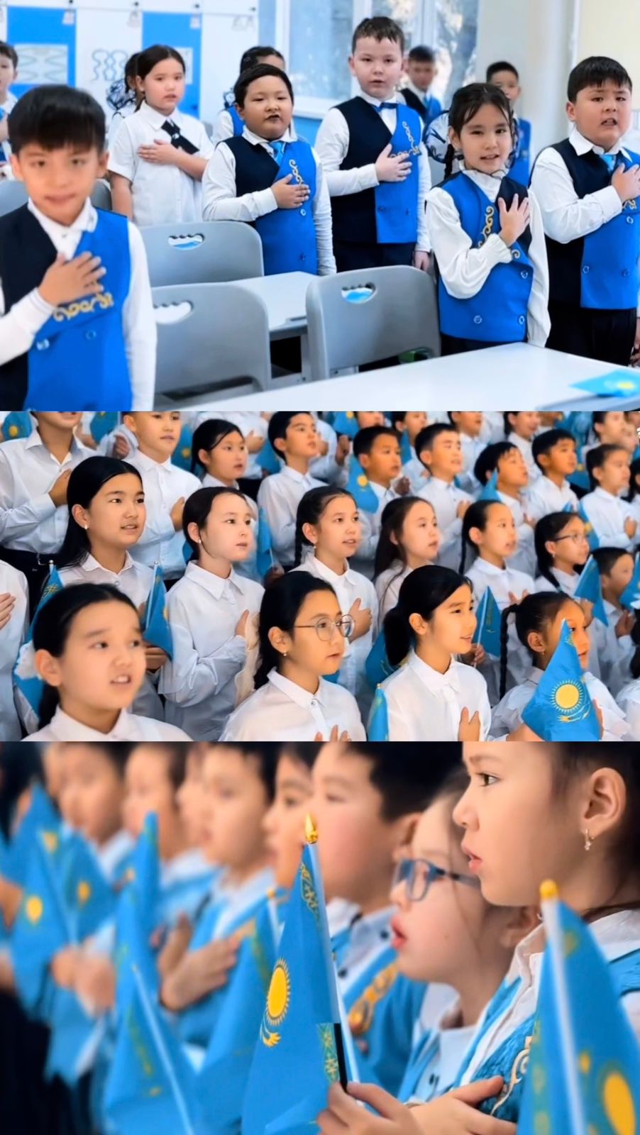 В общеобразовательной школе имени Бауыржана Момышулы города Павлодара действует специальный еженедельный воспитательный план, направленный на духовное, культурное и личностное развитие учащихся