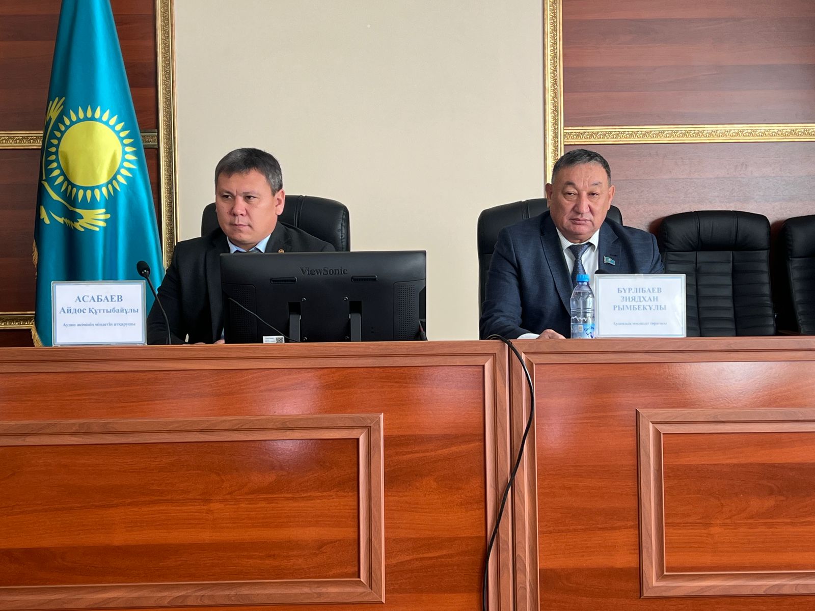 Состоялась внеочередная, пятьдесят пятая сессия Жуалынского районного маслихата восьмого созыва