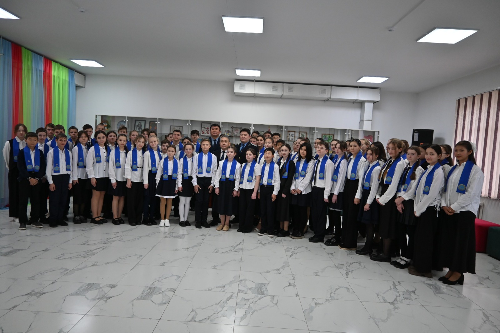 Состоялось торжественная церемония по принятию учащихся Сандыктауского района в ряды «Жас Ұрпақ»