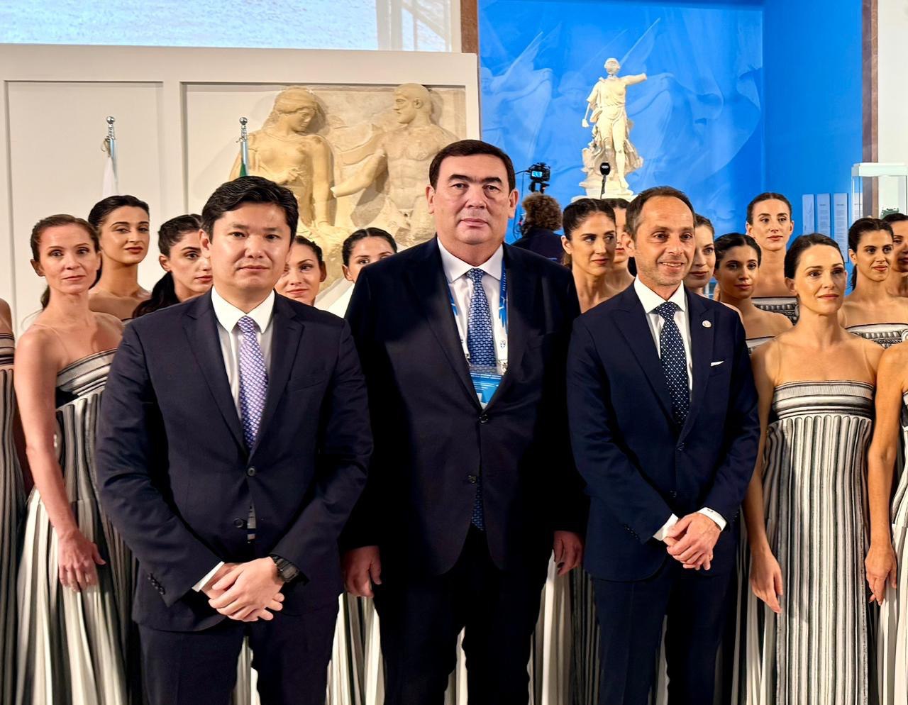 Қазақстан Ежелгі Олимпиядағы Олимпиада алауын жағу рәсіміне қатысты