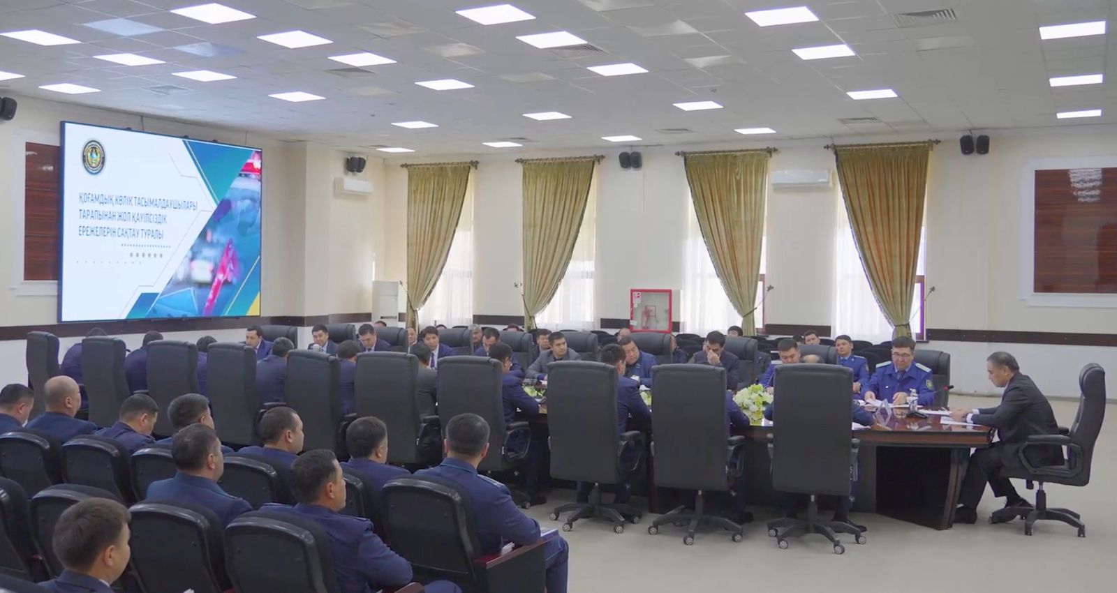 ШЫМКЕНТ: состоялось очередное заседание рабочей группы по вопросам обеспечения безопасности дорожного движения