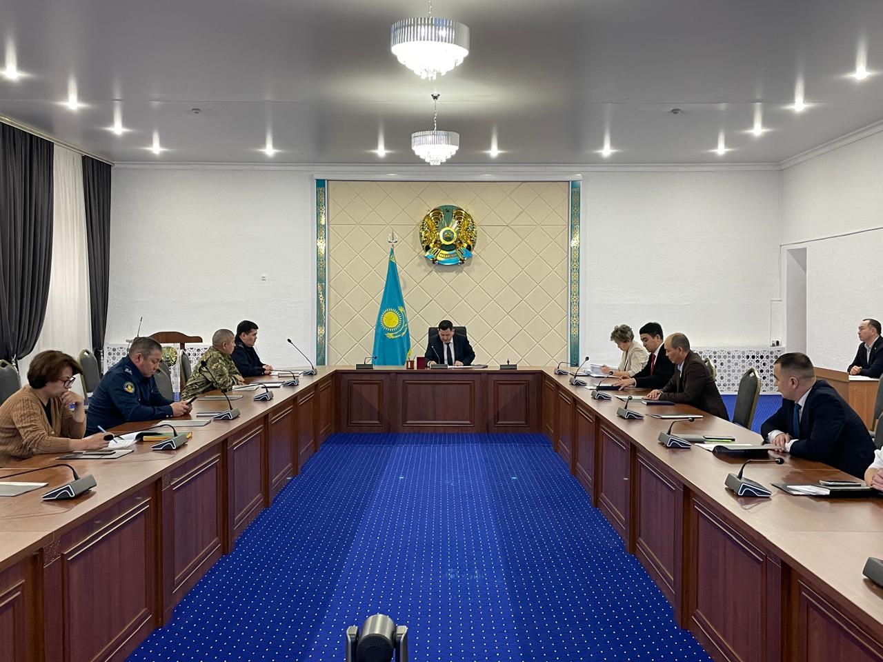 Аким Уалихановского района провёл заседание антитеррористической комиссии