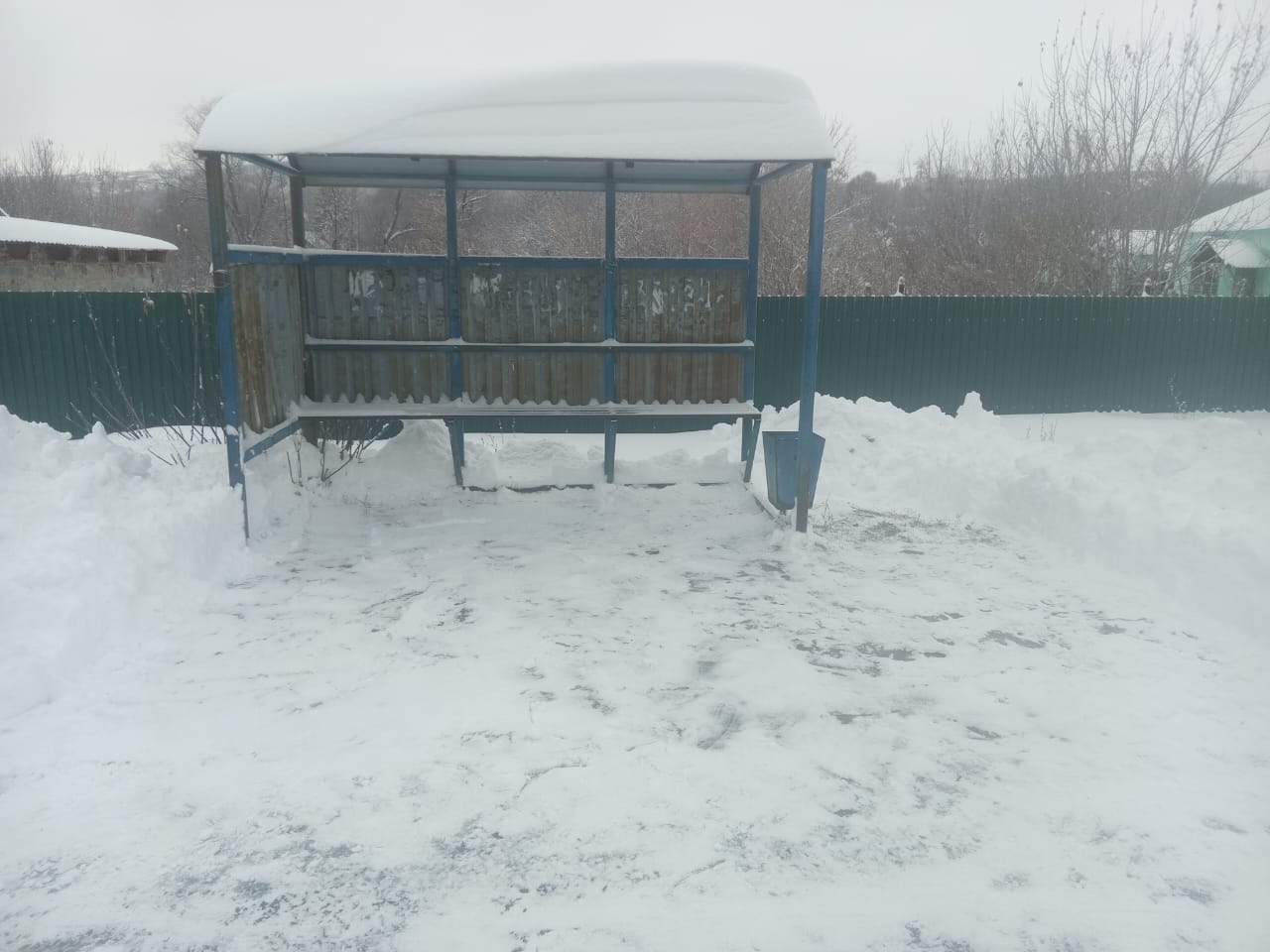 Верхнеберезовский ауылы көшелерін қыс мезгілінде күтіп ұстау