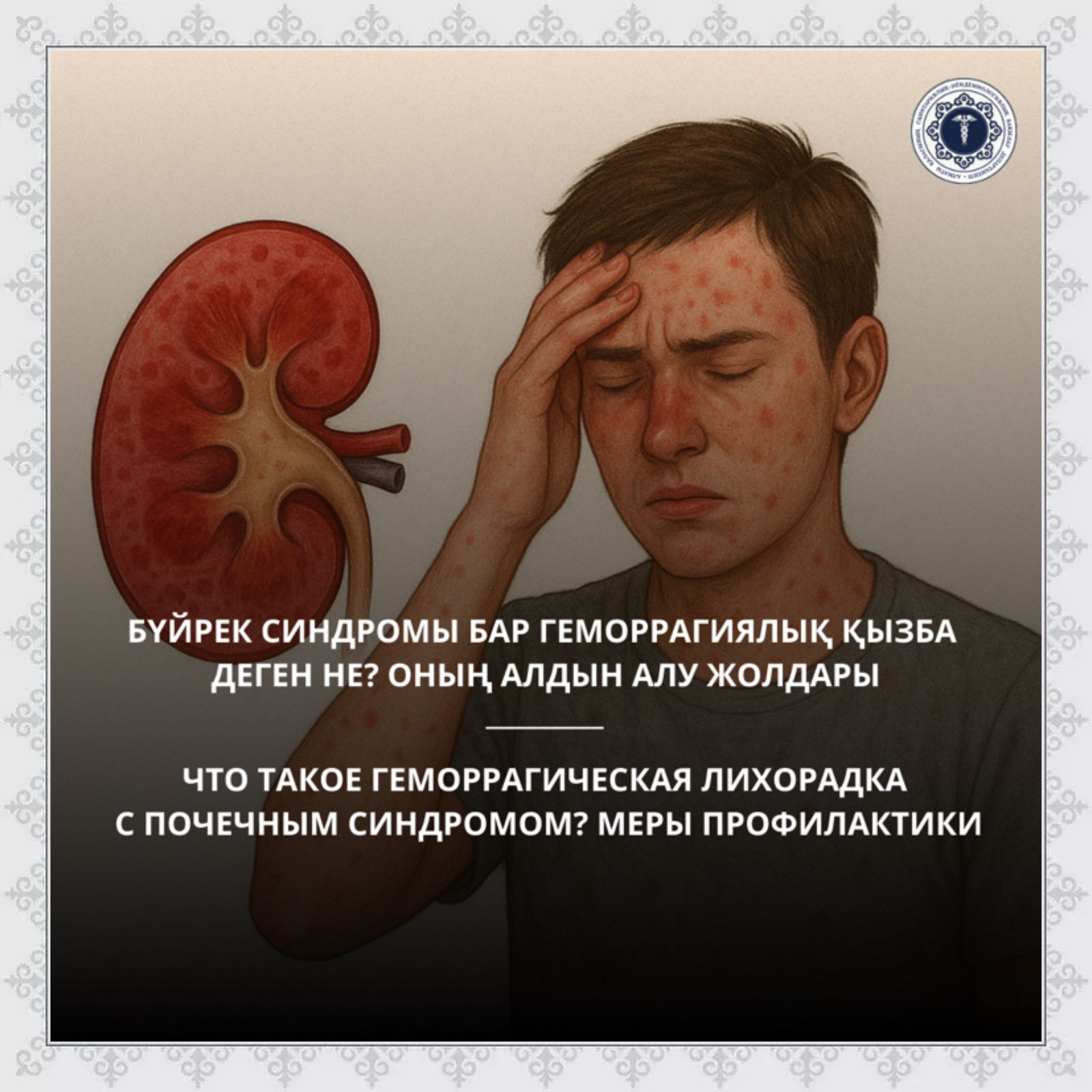 Бүйрек синдромы бар геморрагиялық қызба деген не? Оның алдын алу жолдары