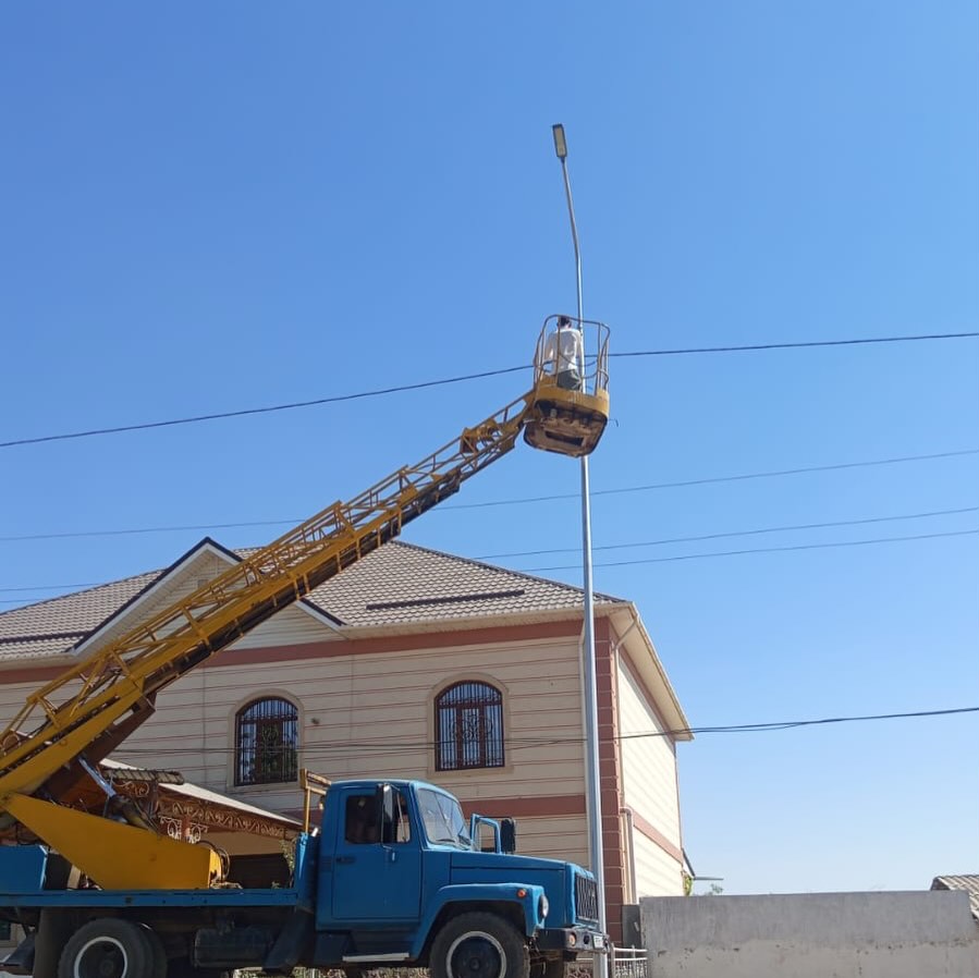 КЕЛЕС: В АЛПАМЫС БАТЫРЕ ВОЗОБНОВЛЯЮТСЯ ЭЛЕКТРИЧЕСКИЕ СЕТИ