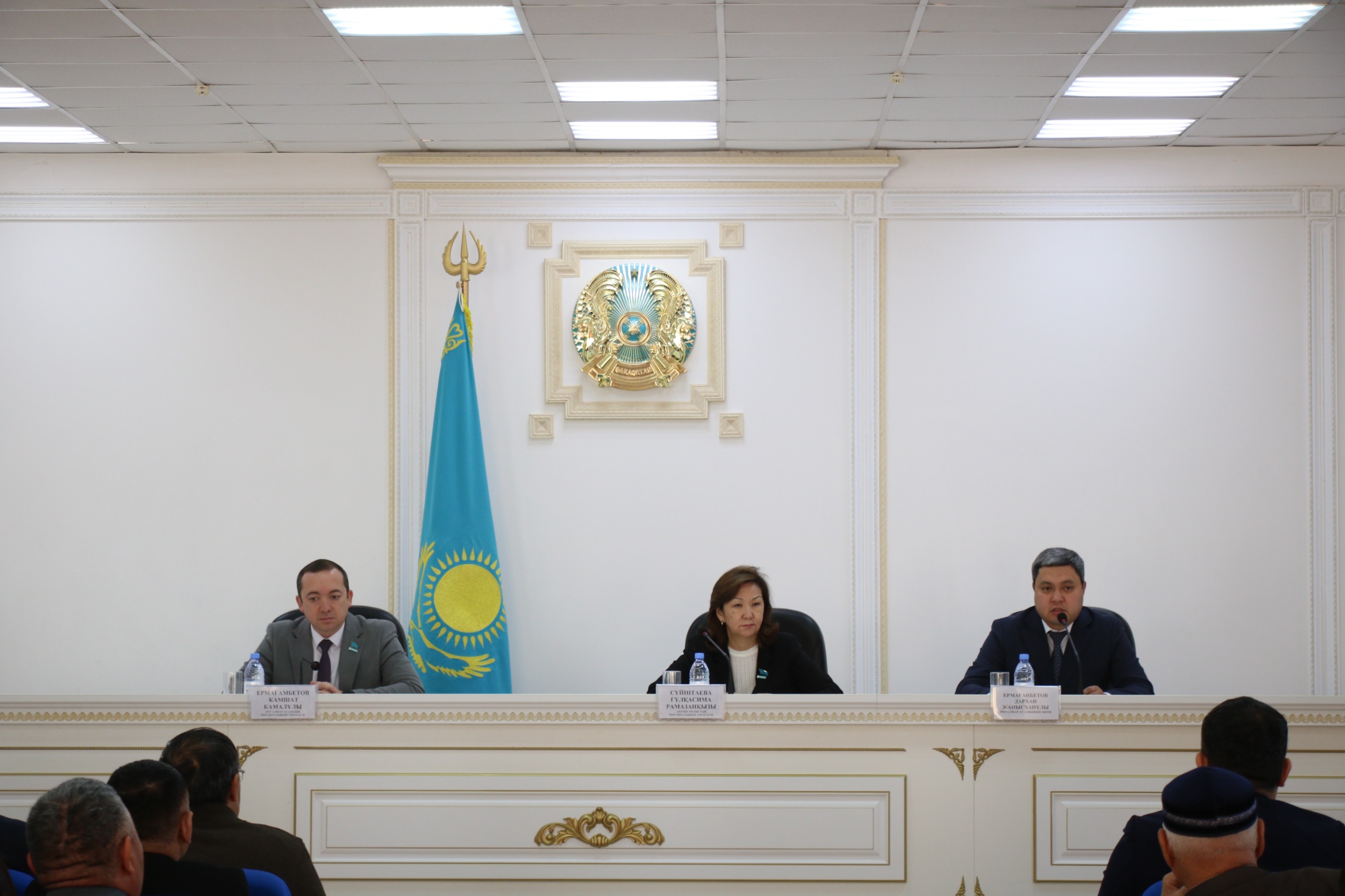 ОБЛЫСТЫҚ МӘСЛИХАТ ТӨРАҒАСЫ АУДАНДА БОЛДЫ