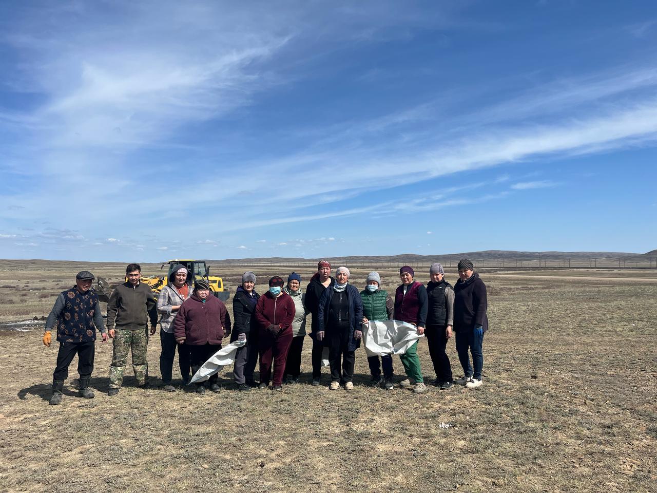 Продолжается уборка села в рамках акции «Таза Қазақстан»