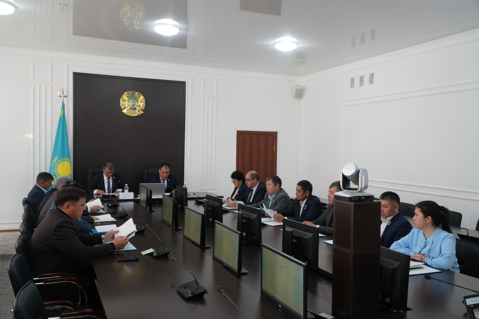 Меркі аудандық мәслихатының кезектен тыс 49-сессиясында бірқатар өзекті мәселелер талқыланды