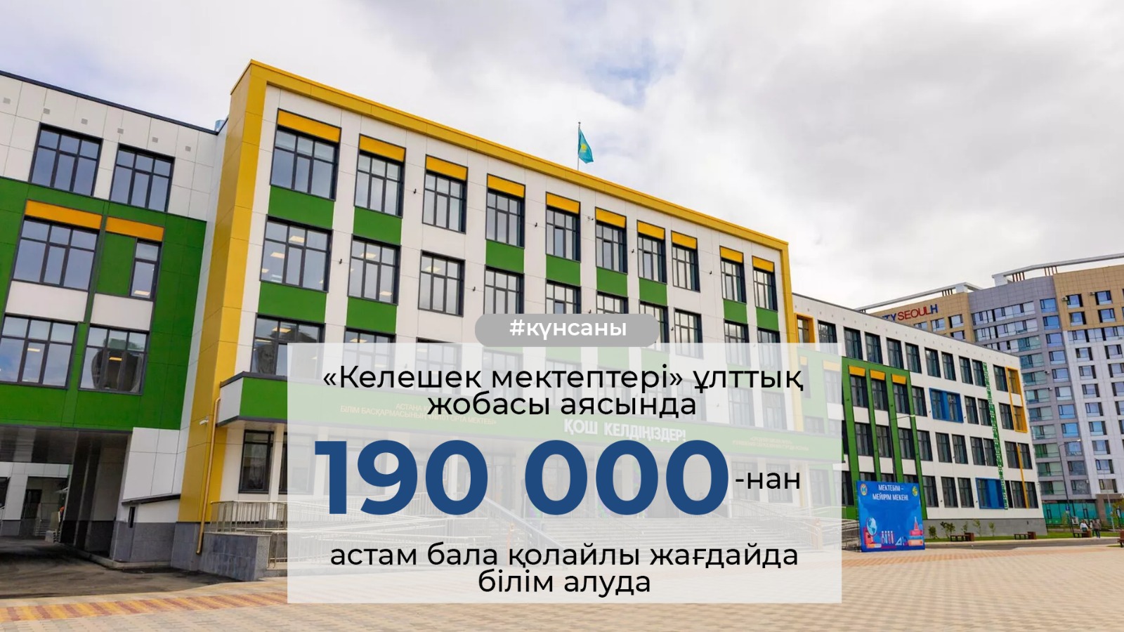 Қазір еліміз бойынша 167 «Келешек мектебі» 190 мыңнан астам балаға білім беруде