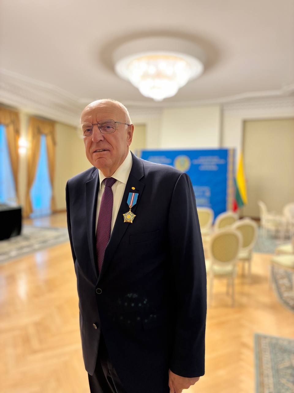 Литвадағы Қазақстанның Құрметті консулы Йонас Ягминас «Құрмет» орденімен марапатталды