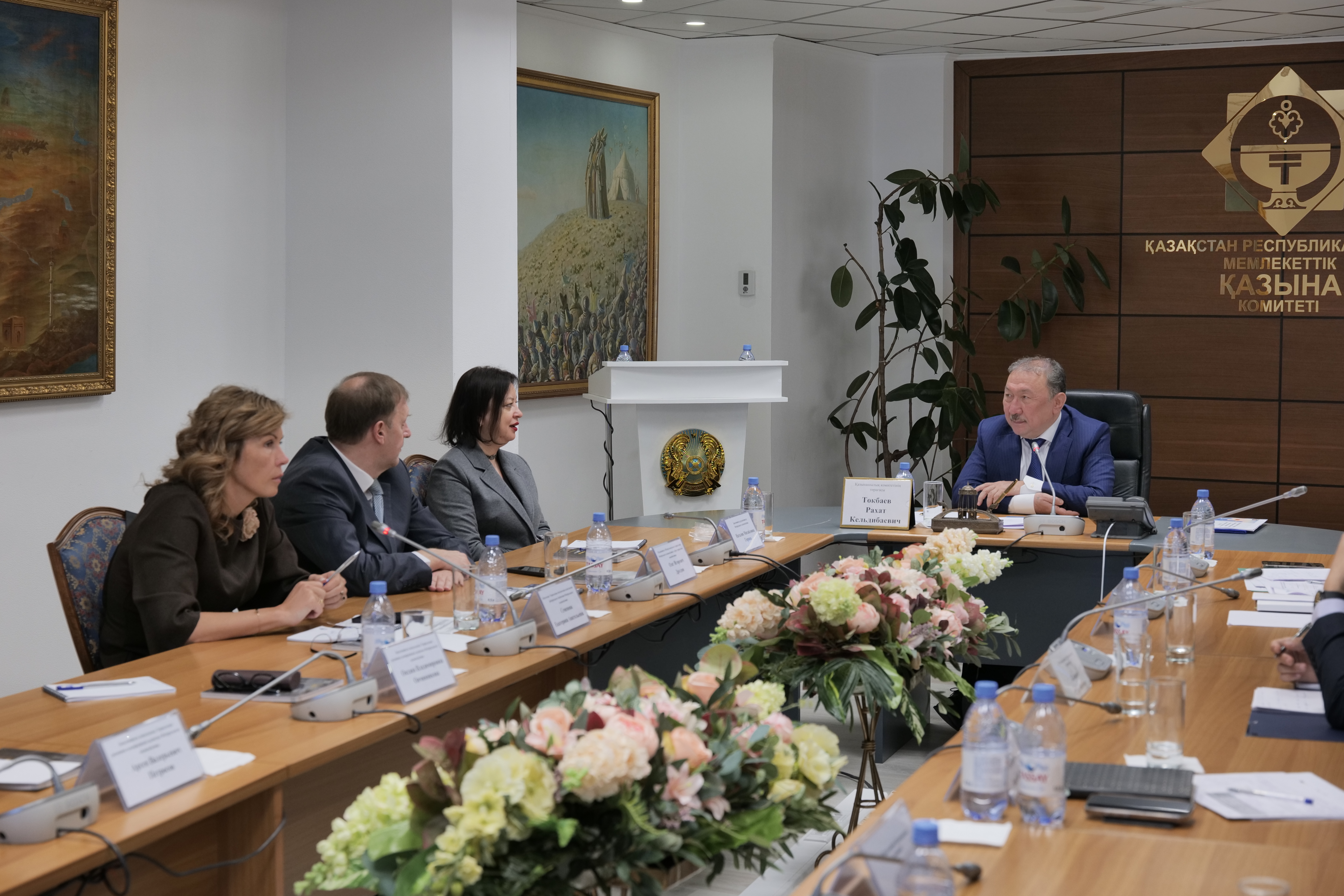 В Астану прибыла делегация Федерального казначейства России