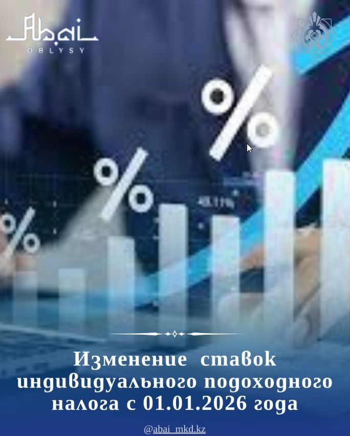 Изменение ставок индивидуального подоходного налога с 01.01.2026 года
