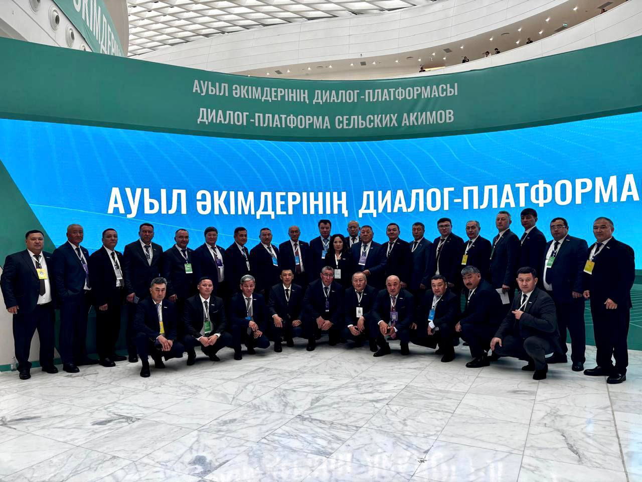 ШҚО-дағы ауылдық округтердің әкімдері елдің басты диалог алаңында