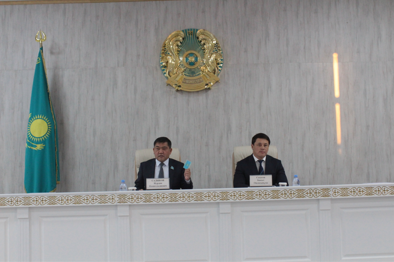 Аудандық мәслихаттың кезектен тыс елу екінші сессиясы