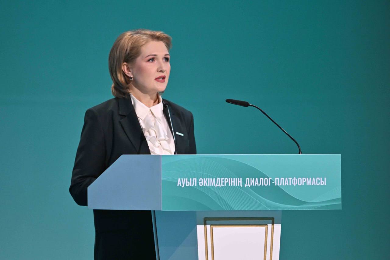 На форуме выступила аким Вагулинского сельского округа Кызылжарского района Ирина Шишкина