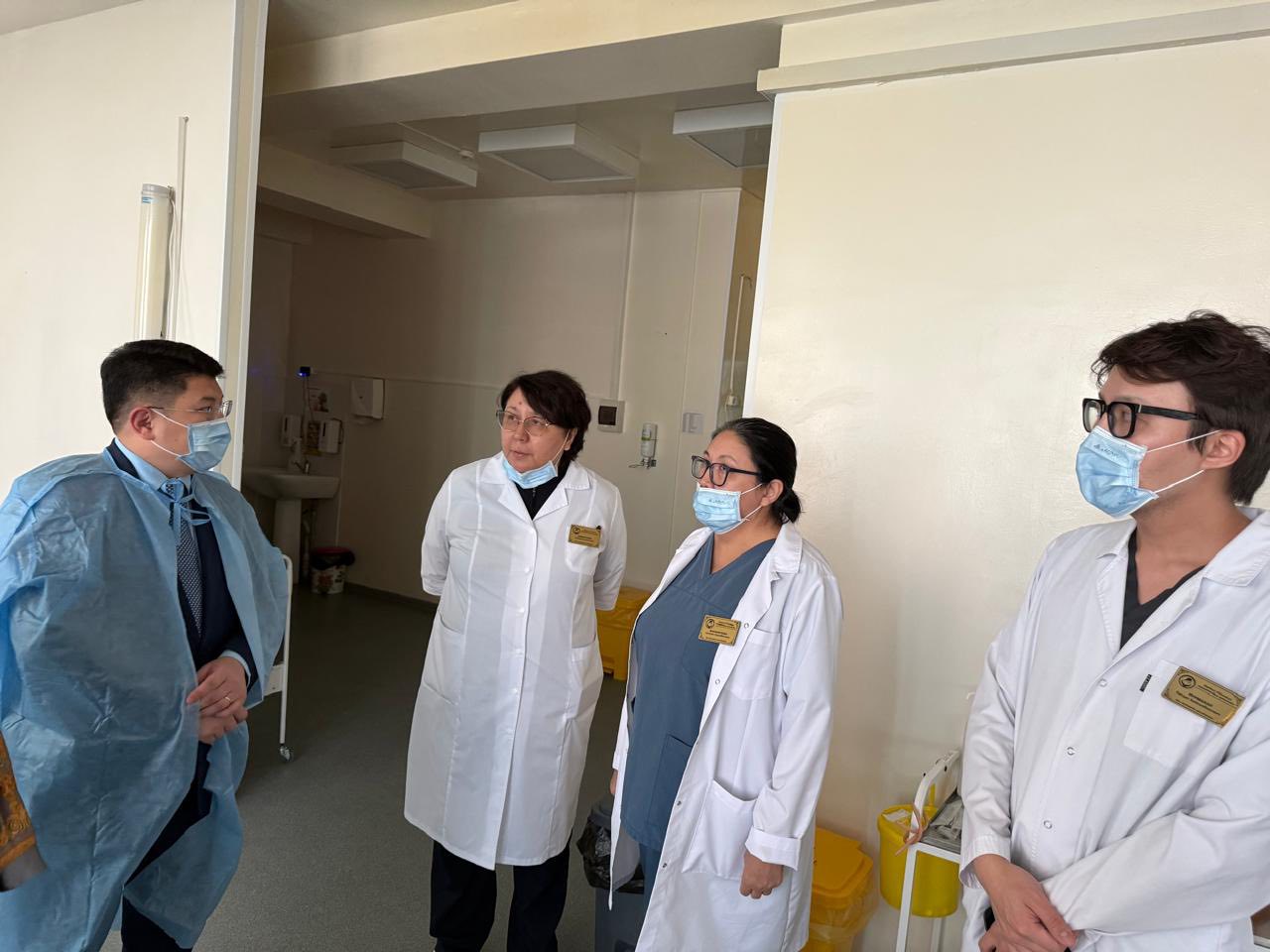 Сержан Назарбек Жамбыл облыстық перинаталдық орталығына зерделеу жасады