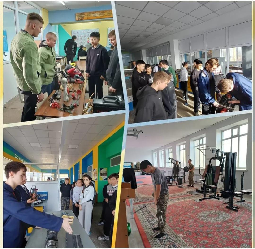 26 ноября 2025 года учащиеся 9-го класса КГУ “ОШ имени Касыма Аманжолова” в рамках профориентационной работы посетили многопрофильный колледж имени Абая.