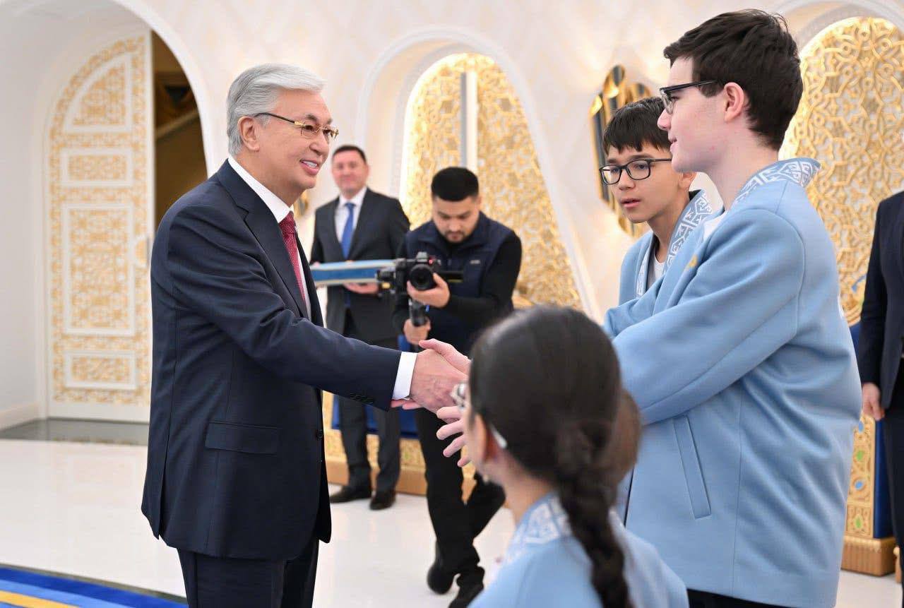 Әлем біріншіліктерінде топ жарған ақтаулық шахматшы Эдгар Мамедов Мемлекет басшысымен кездесті