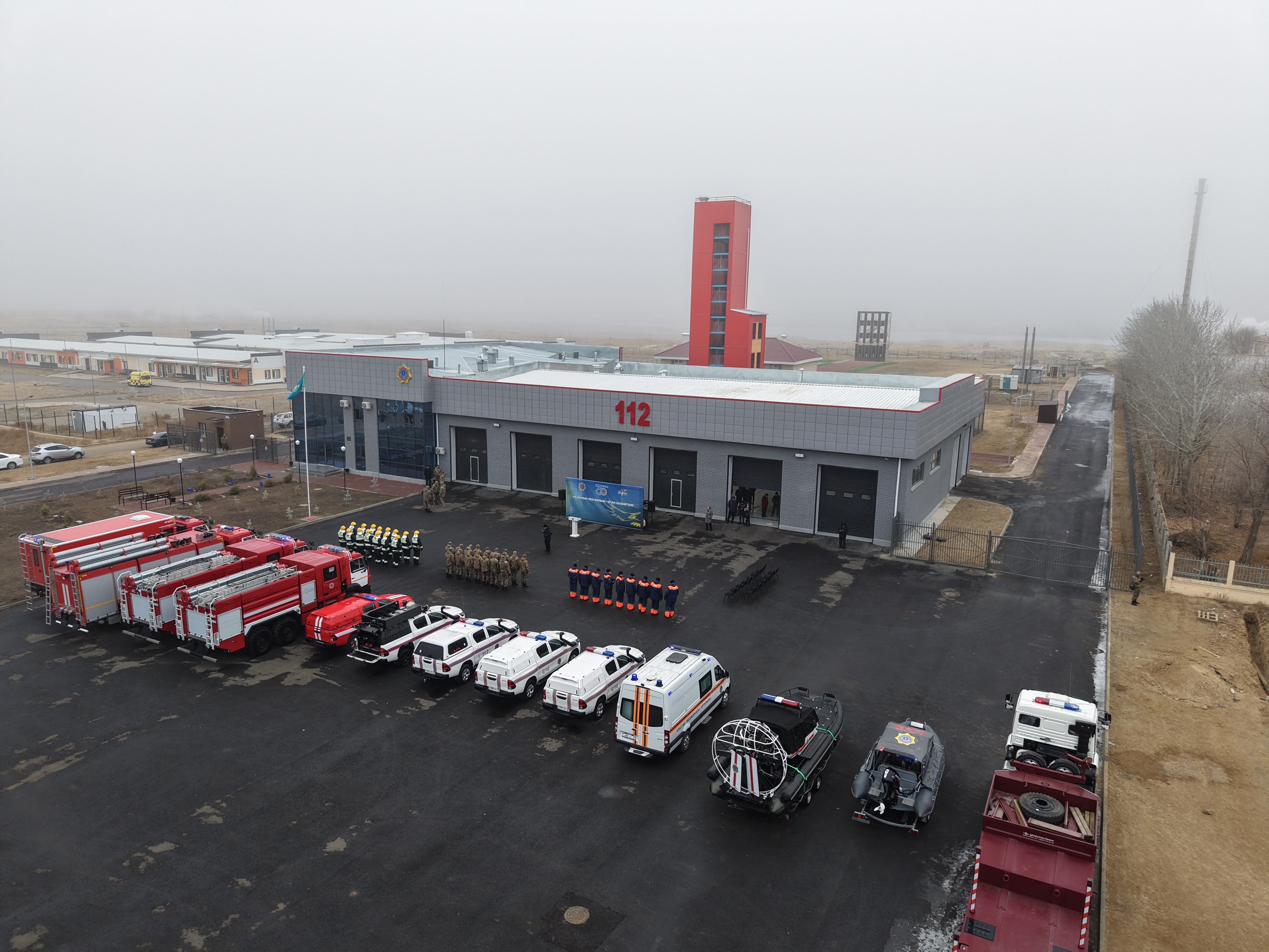 Жезқазғанда 50 жыл ішінде алғаш рет жаңа заманауи өрт сөндіру бөлімі ашылды