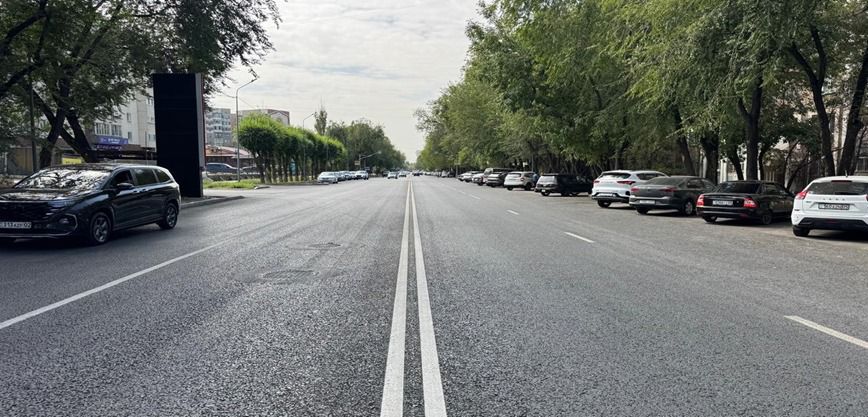 В Алматы завершен средний ремонт улиц во всех районах города