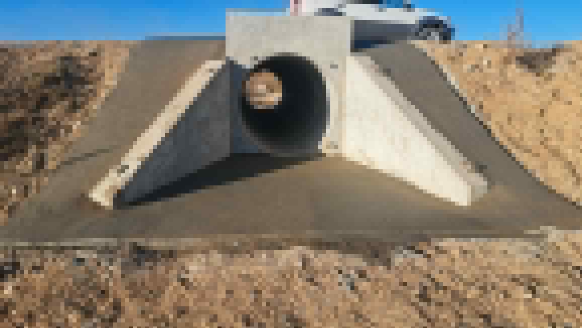 Укрепление водопропускных колодцев на участке грейдерной дороги села Бирсуат.