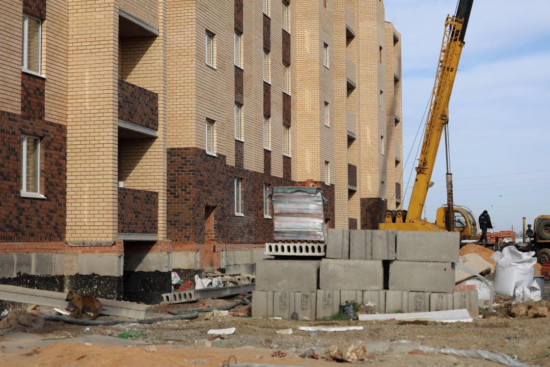 В Буландынском районе возводят 120-квартирный дом по программе «Реновация»