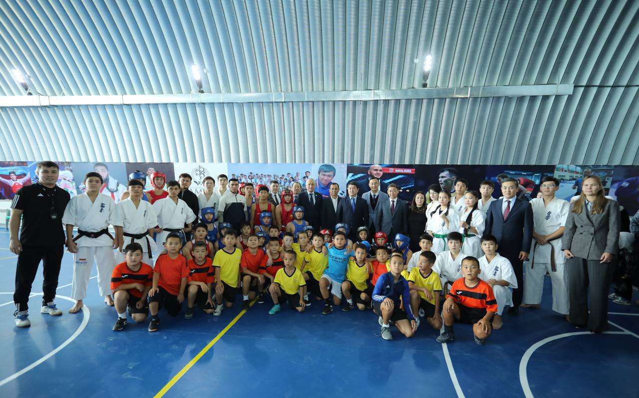 Мұнайлы ауданында жаңа спорт кешені пайдалануға берілді