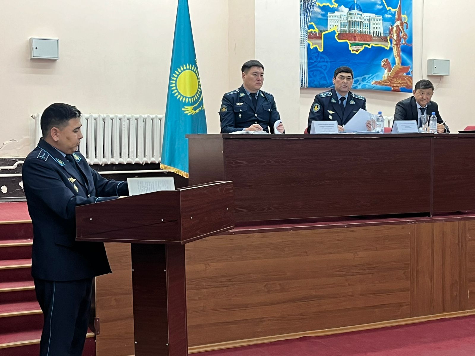 Өкіл №57 мекемеде өткен жедел кеңеске қатысты