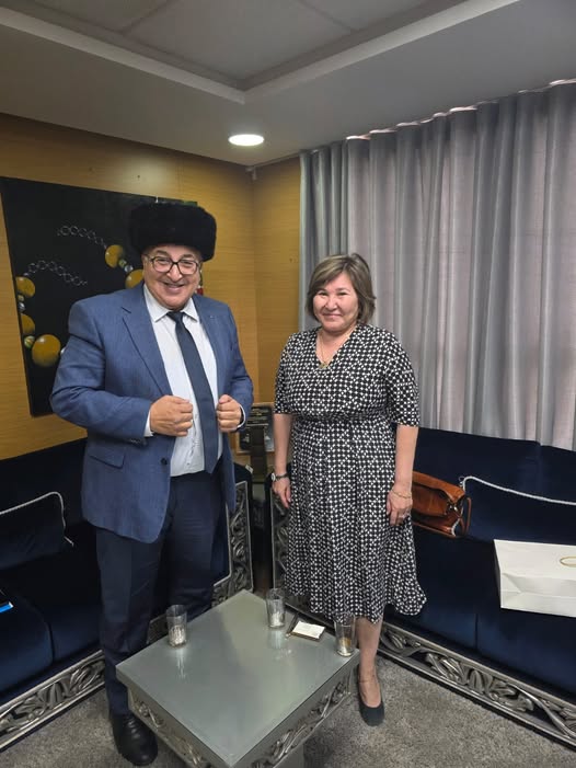 Елші С.Сайлауқызы Рабаттағы Мұхаммед V университетінің ректоры Мұхаммед Хачимен кездесу өткізді