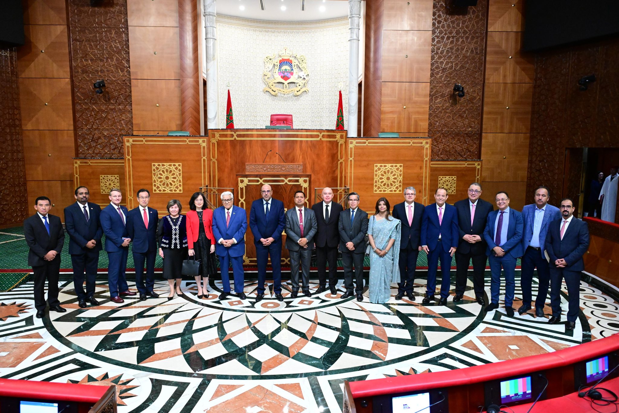 Марокко Парламенті Сенаты спикері мен Азия-Тынық мұхиты елдерінің елшілерінің кездесуі