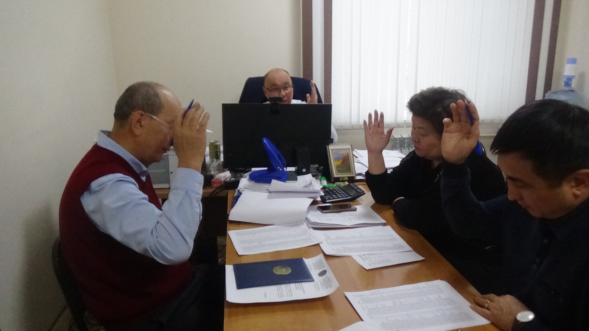 Заседание комиссии по приему кандасов