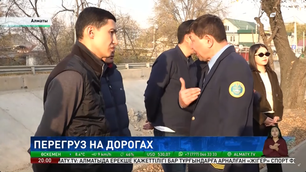 Депутаты провели рейд по превышению перевозимого груза автотранспортом