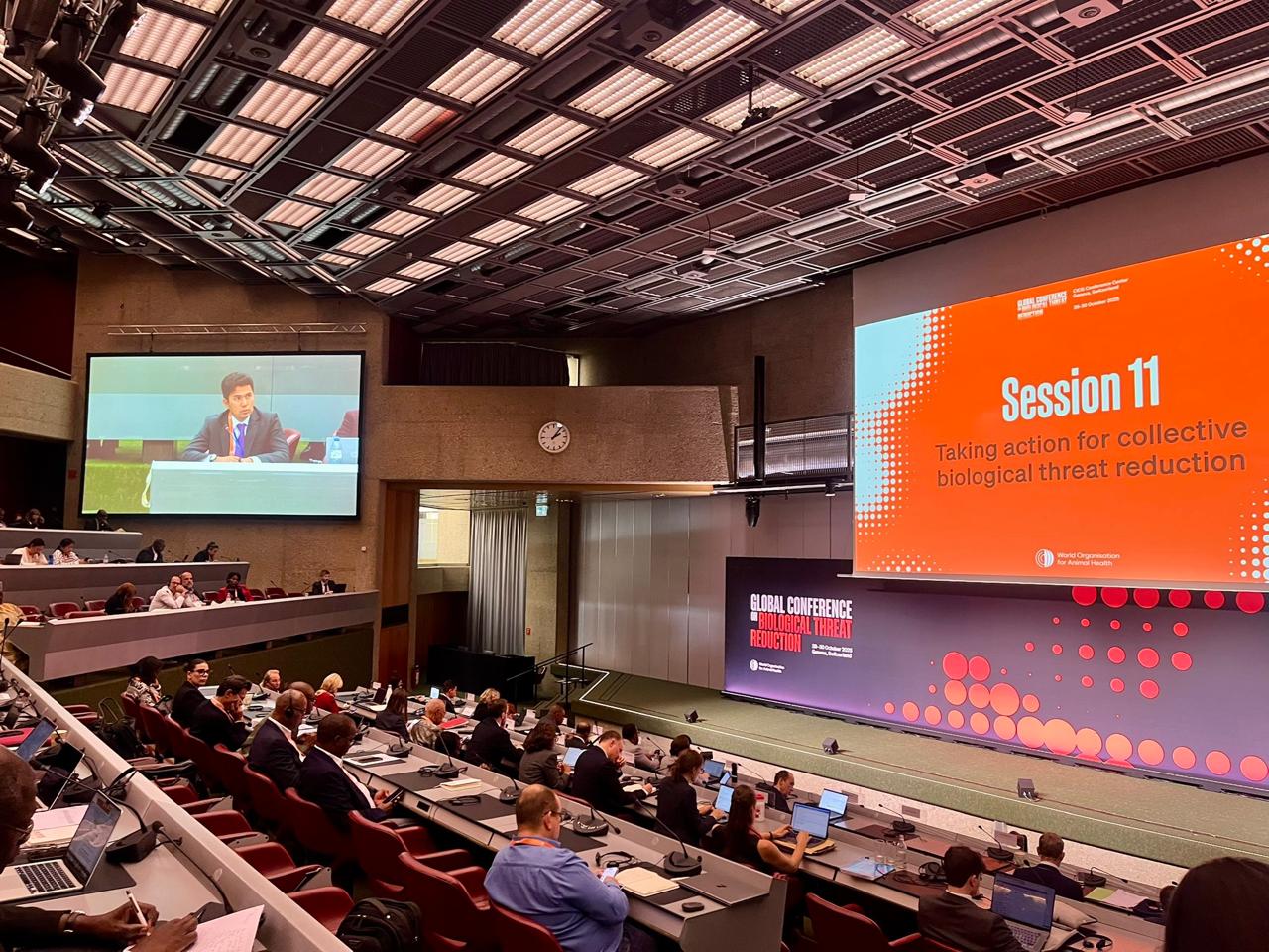 Қазақстанның биологиялық қатерлерді азайту жөніндегі ДЖДҰ жаһандық конференциясына қатысуы