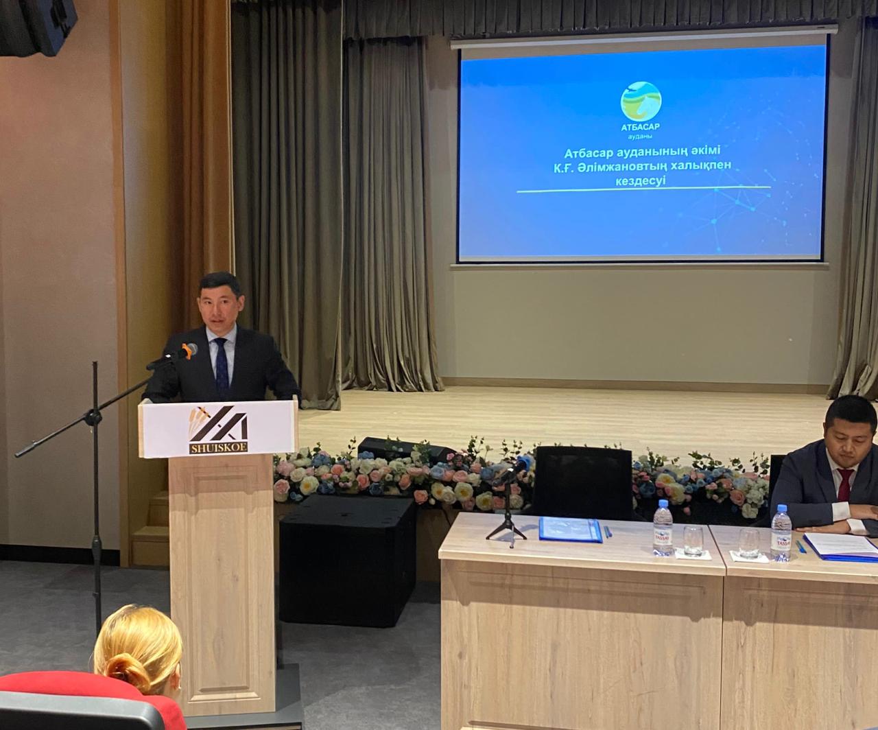 Регулярная встреча акима Атбасарского района с населением Макеевского сельского округа.