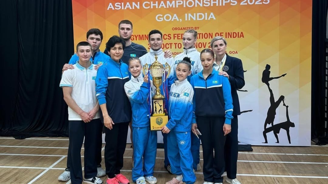 Карагандинцы завоевали 10 медалей на чемпионате Азии по спортивной акробатике