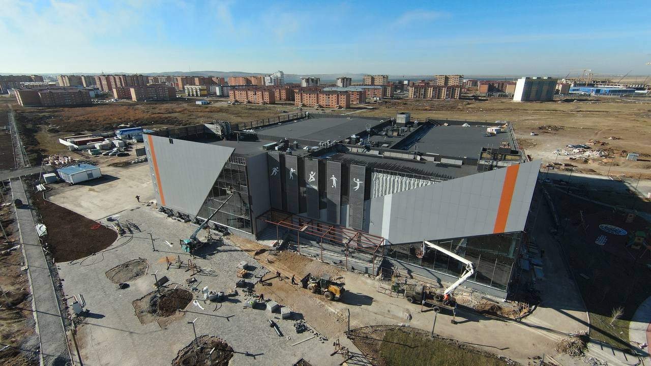По поручению Президента в Кокшетау строится новый спорткомплекс на средства из возвращенных активов