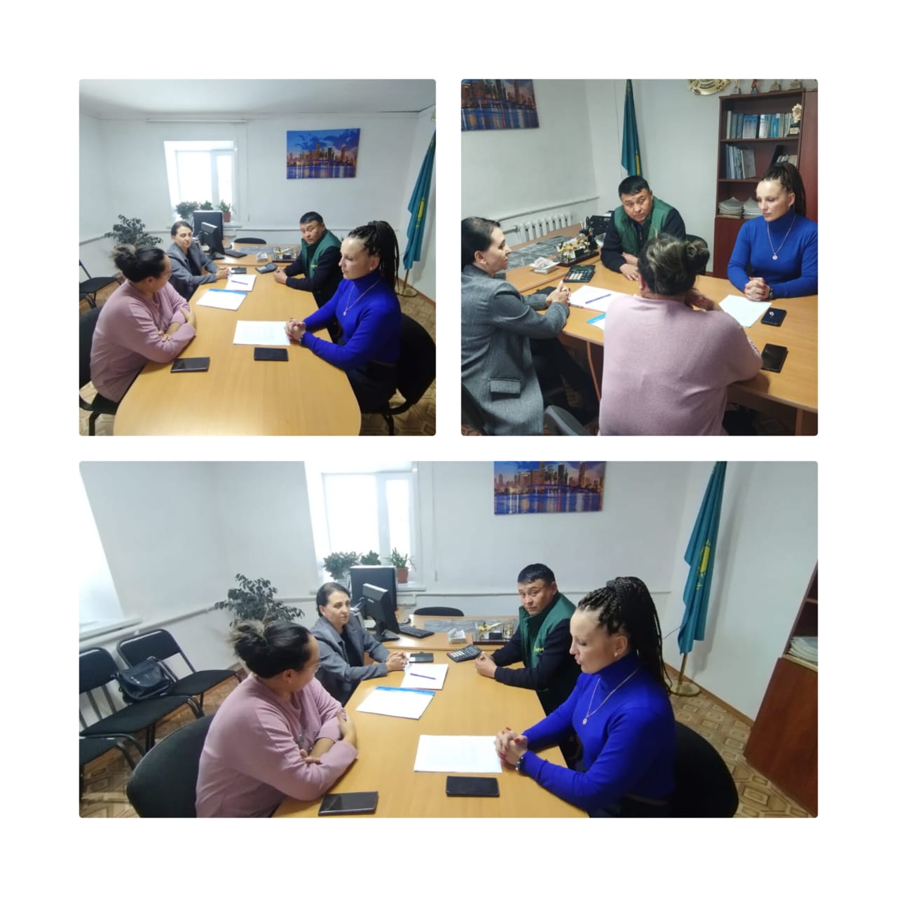 Бұзылық ауылдық округінің ЖШС және ШҚ өкілдерімен Мансаптық орталықтың түсіндіру жұмыстары