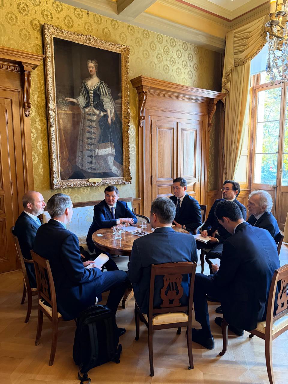 The regional Akim holds talks in Switzerland