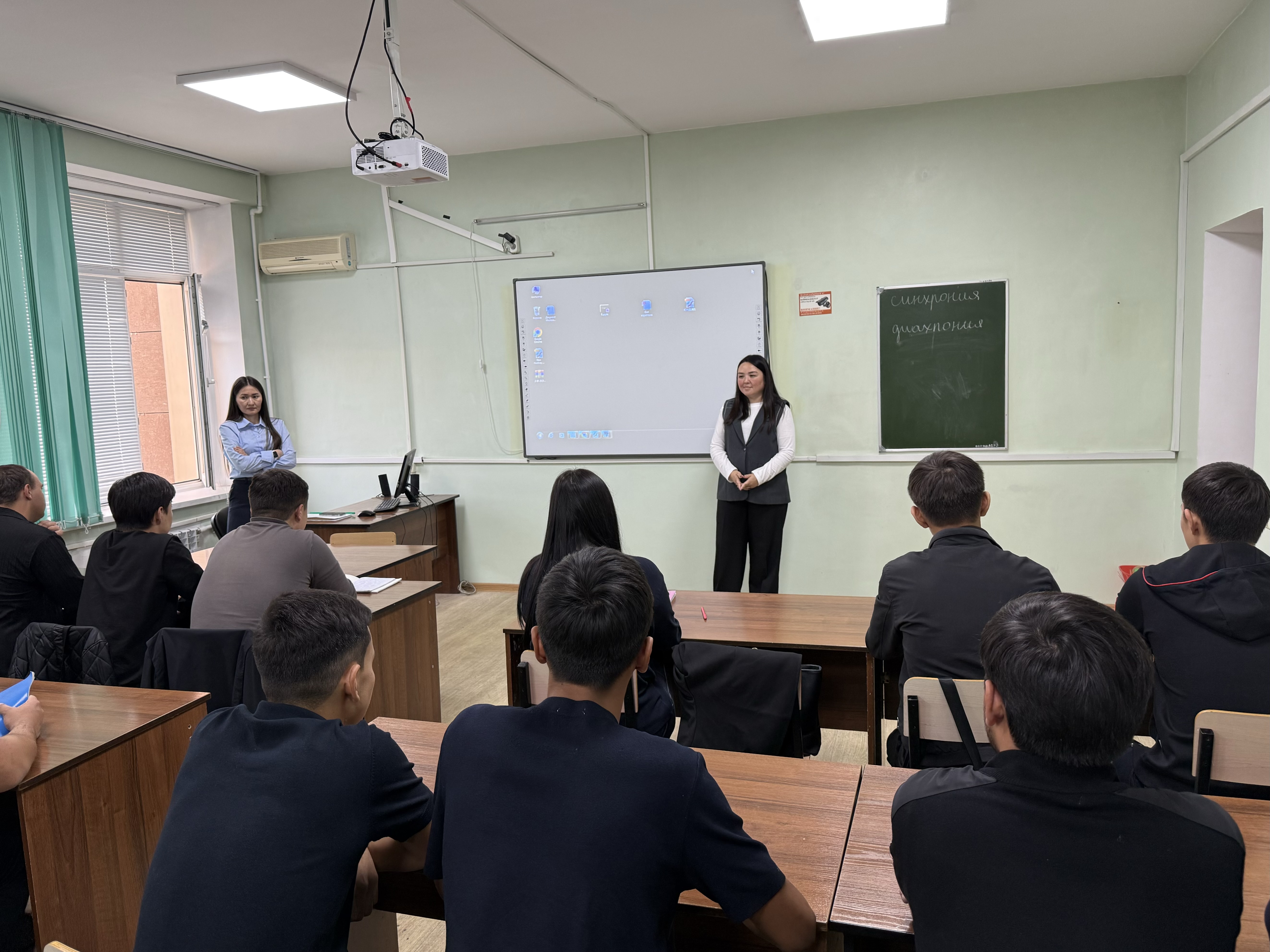 «Заң клиникасы» жобасының аясында студенттерге дәріс өткізілді