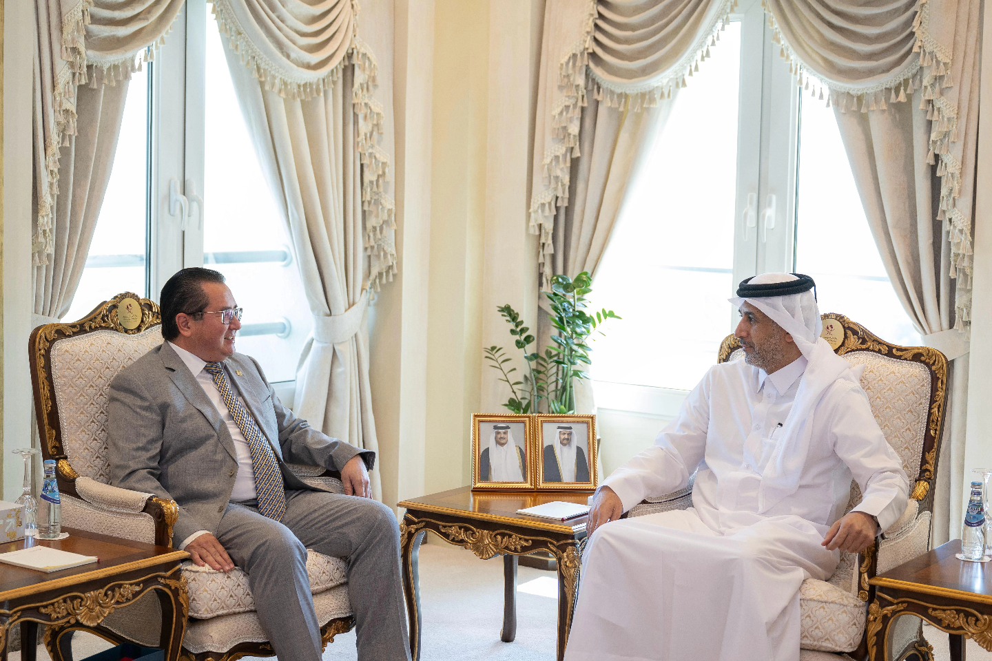 Елші Қатар Мемлекетінің Ішкі істер жөніндегі мемлекеттік министрімен кездесті