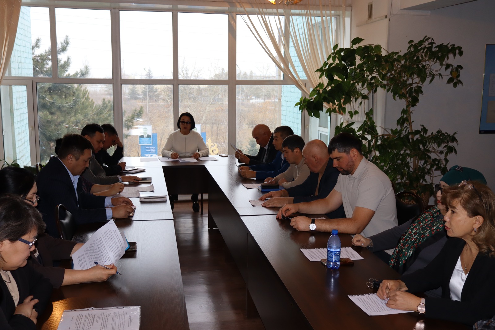 Информация  на сайты районного маслихата, районного акимата.  4 ноября текущего года, под председательством Калыбаевой Б. К., председателя Общественного совета района, прошло очередное заседание Общественного совета района за 4-ый квартал.