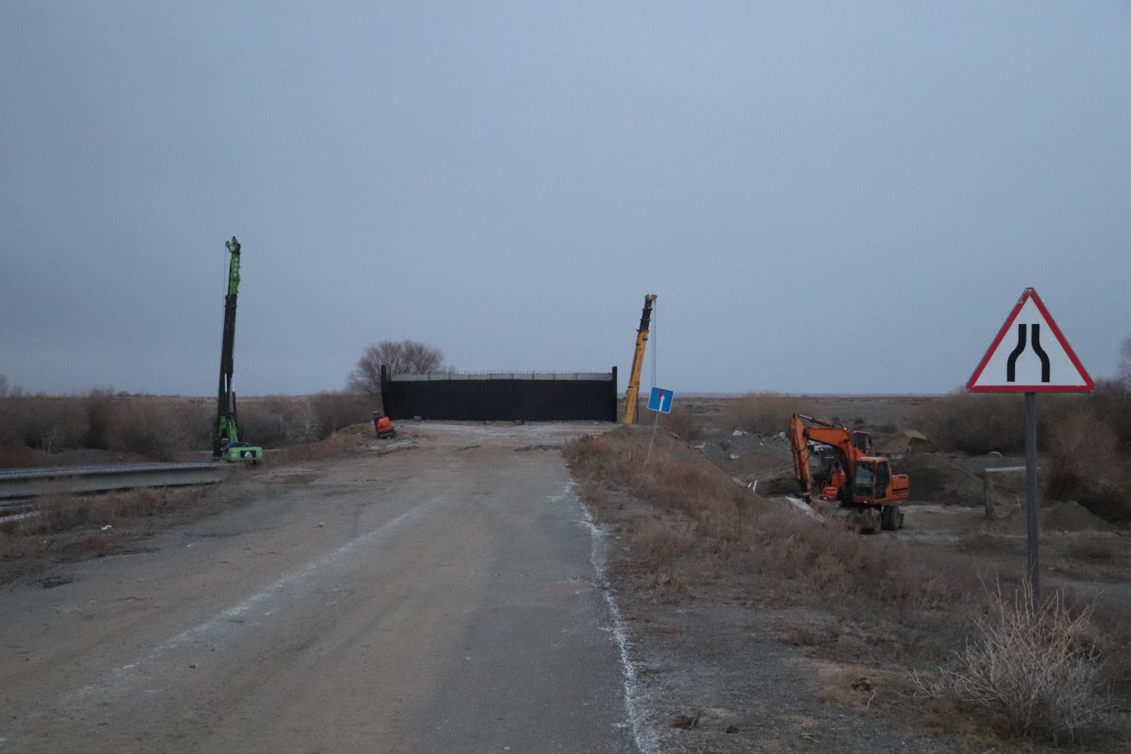 Көкпекті ауданында Тассай ауылына баратын көпір қайта жаңартылып жатыр